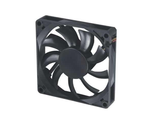 Akasa Slimfan, Vifte, 8 cm, 2500 RPM, Sort