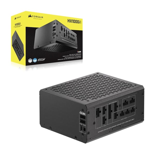 CORSAIR Virtalähde 1000W iCUE LINK HX1000i SHIFT ATX Modulaari