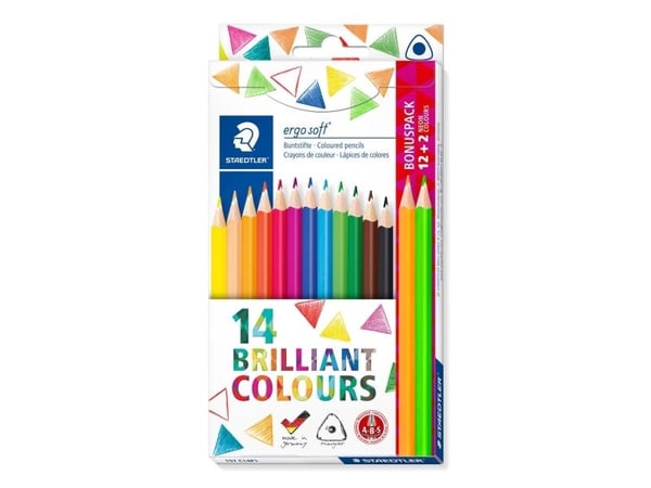 STAEDTLER 157 - Musta - Sininen - Bordeaux - Ruskea - Vihreä - Vaaleansininen - Vaaleansininen - Vaaleansininen - Mauve - Oranssi - Persikka - Puna...