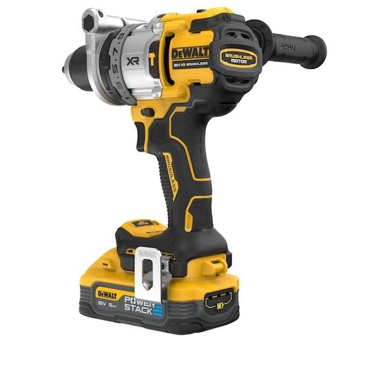 DEWALT DCD1007H2T-QW iskuporakone 18 V 169 Nm 3-vaihteinen, 2 akkua