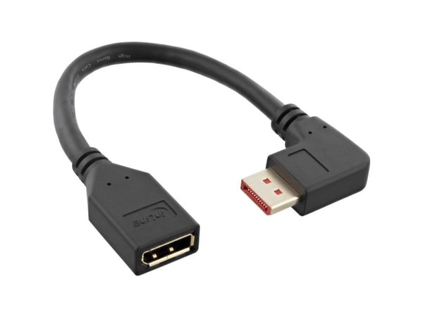 InLine 17159R, 0,15 m, DisplayPort, DisplayPort, Hankjønn, Hunkjønn, 7680 x 4320 piksler
