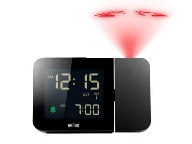 Braun 67160, Digital väckarklocka, Rektangel, Svart, 24 timmar, Tid, AC