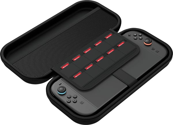 Venom VS4933, Hardshell case -kotelo, Nintendo, Musta, Vaahto, Nintendo Switch, Nintendo Switch 2, Nintendo Switch Lite, Nintendo Switch OLED, Pudo...