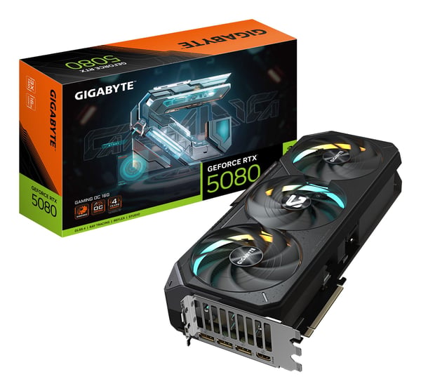 Gigabyte GeForce RTX 5080 GAMING OC grafikkort 16 GB GDDR7