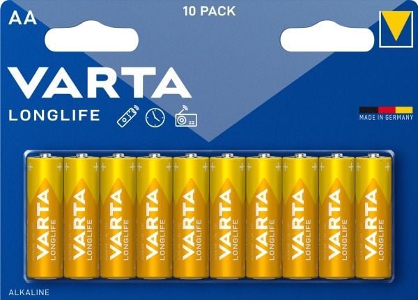 Varta Longlife 4106 - Batteri 10 x AA-type - Alkalisk