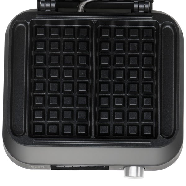 Adler , 2 våffla/våfflor, Torg, Svart, 0,65 m, 1500 W, 2200 W