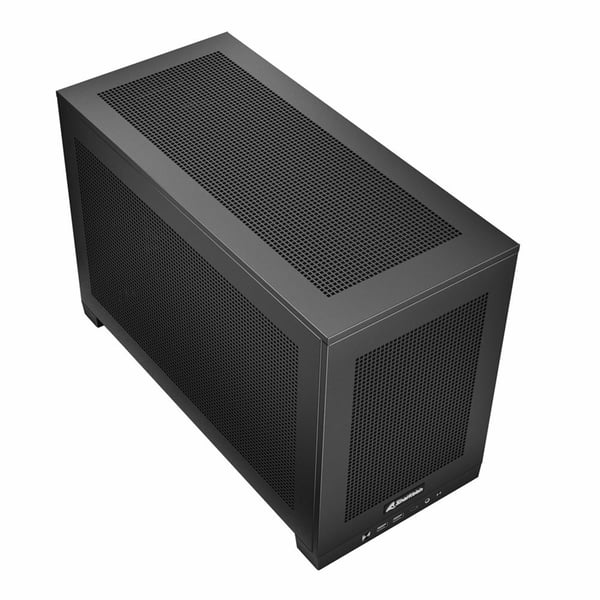 Sharkoon REBEL C20 RGB ITX mini-ITX-kabinett 3x 120 mm ARGB PWM-vifter, svart