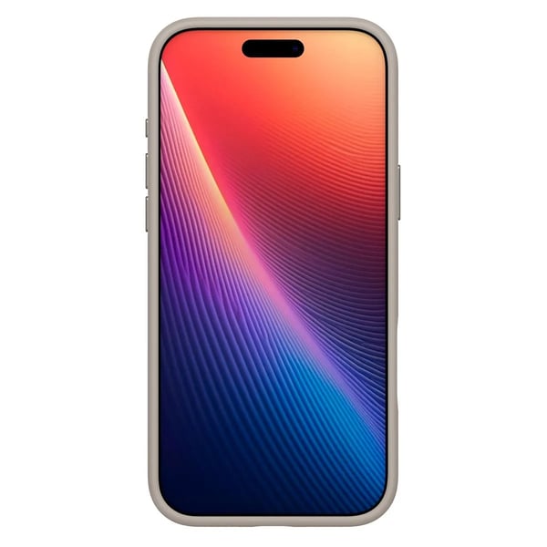 Spigen Silicone Fit (MagFit), Etui, Apple, iPhone 17 Pro, 16 cm (6.3"), Steinfarge