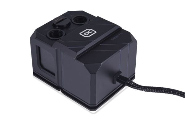 Alphacool 13094, Vannblokk, Akryl, Kopper, Nickel, Sort, 1/4", 60 °C, 0,8 stang