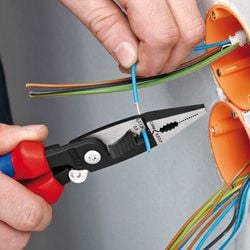 Knipex 13 96 200 T, 1,5 cm, Stål, Plast, Röd, Gul, 1000 V, 65 mm