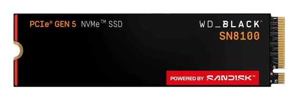 WD Black SN8100 SSD 8 TB M.2 2280 PCI Express 5.0 x4 (NVMe)