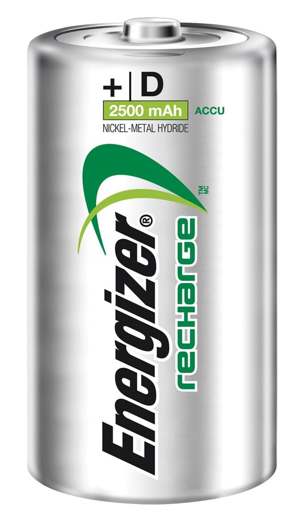 Energizer Recharge Power Plus D / NH50 batteri, 2 stk.