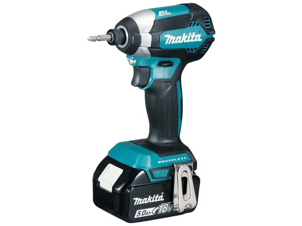 Makita DTD153RTJ - Stötdrivare - sladdlös - 1/4-tums hexuttag 6.35 mm - 170 N·m - 2 batterier - 18 V