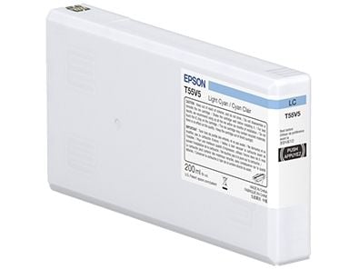 Epson T55W5 - 200 ml - vaalean syaani - alkuperäinen - mustekasetti