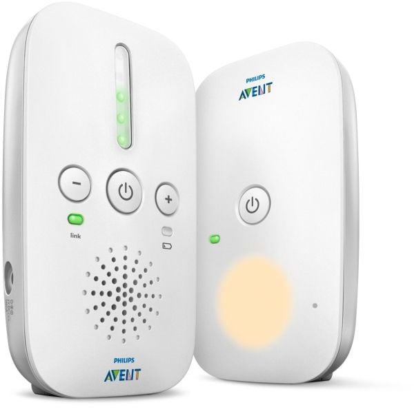 Philips AVENT Audio Monitors Essential SCD502/26 Babyvakt DECT, DECT babytelefon, 120 kanaler, 300 m, 50 m, 300 m, vit