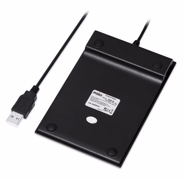Perixx PERIPAD-202U, USB, universell, 0,07 m, svart