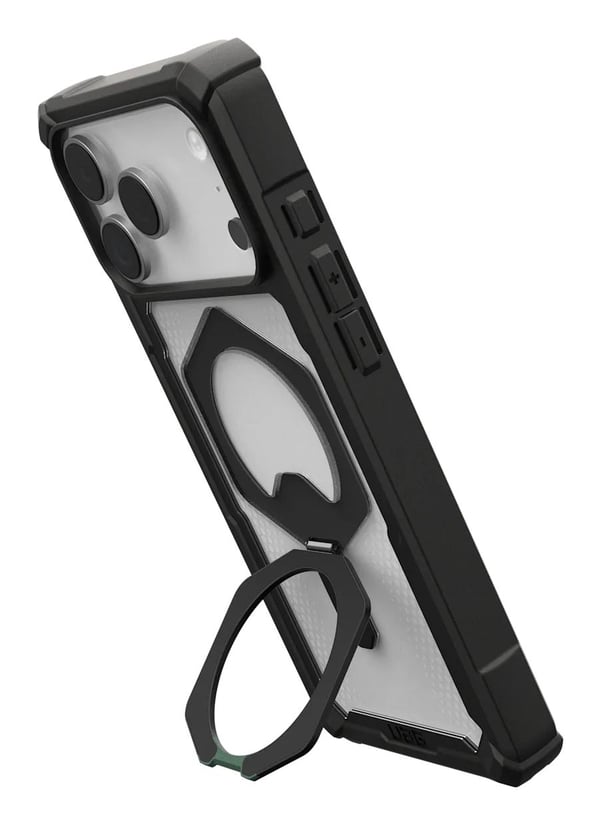 Urban Armor Gear 11452811404G, Etui, Apple, iPhone 17 Pro Max, 17,5 cm (6.9"), Svart, Gjennomsiktig