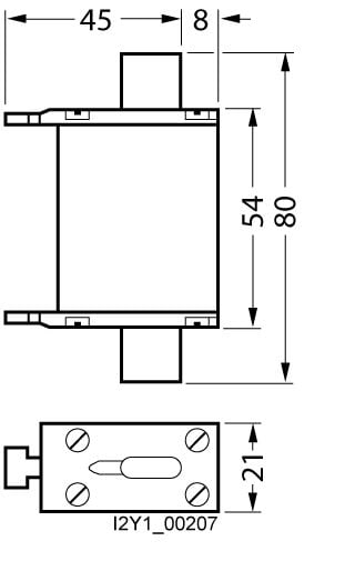 Siemens 3ND1822 Sikringsindsats Sikringsstørrelse = 0 63 A 500 V 3 stk