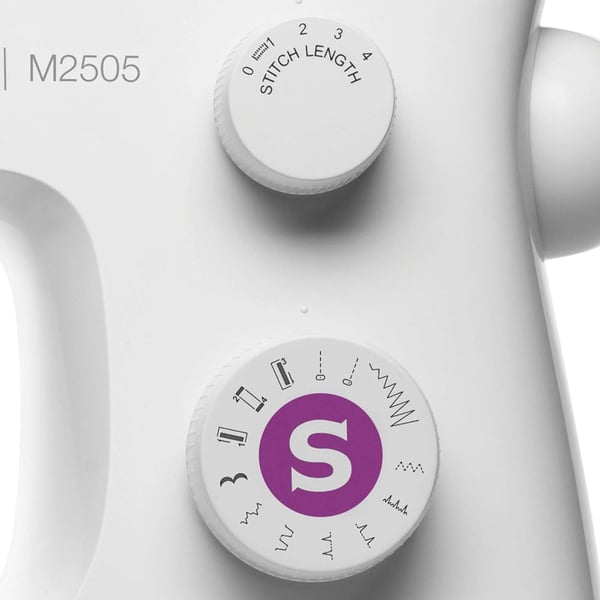 Singer M2505 - Symaskin - 11 stygn - 4 enstegsknapphål