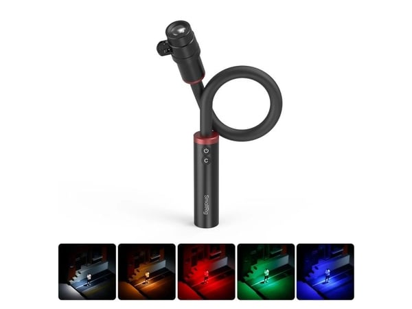 SmallRig RM 03 5480 LED-lys for makrofotografering USB 5 V, svart SmallRig RM 03 5480 LED-lys for makrofotografering USB 5 V, svart