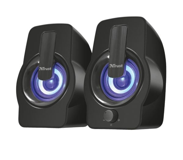 Trust Gemi RGB - kaiuttimet - PC:lle - 6 Watt (Yhteensä) - musta