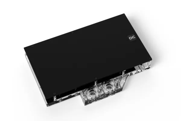 Alphacool 13554, Bakplate, Kopper, Sort, Sølv, Gjennomsiktig, 1/4", 215,5 mm, 145,9 mm