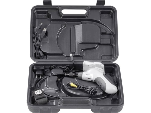 VOLTCRAFT Endoscope BS-300XRSD Anturin Ø: 8 mm Anturin pituus: 183 cm Vaihdettava kamerasondi, irrotettava näyttö, WiFi, TV (BS-300XRSD)