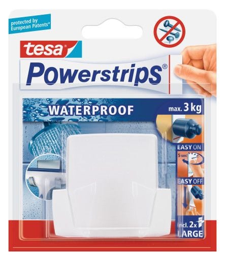 TESA 59704, Valkoinen, Muovi, 1 kpl