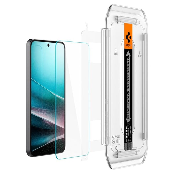 Spigen GLAS.tR EZ Fit, Samsung, Galaxy A36 5G, Naarmuuntumisenkestävä, Läpinäkyvä, 2 kpl
