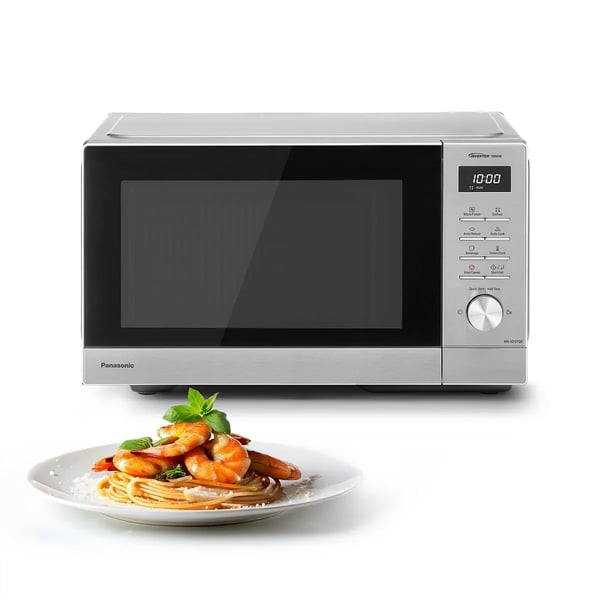 Panasonic NN-SD37QSEPG, Pöytämalli, Solo-mikroaaltouuni, 29 L, 1000 W, Sisäänrakennettu näyttö, LED