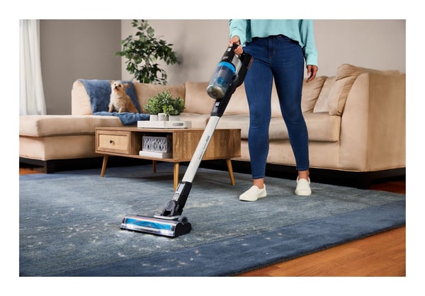 Black & Decker BHFEB520D1, 2-in-1-varsi-imuri, Pussiton, musta, Läpinäkyvä, Valkoinen, Suorakulmainen, Kuiva, Sykloninen