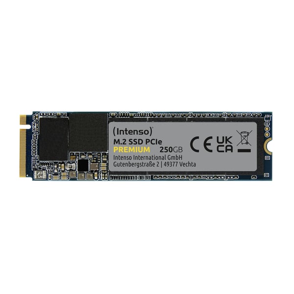 Intenso PREMIUM - SSD - 250 GB - inbyggd - M.2 2280 - PCIe 3.0 x4 (NVMe)