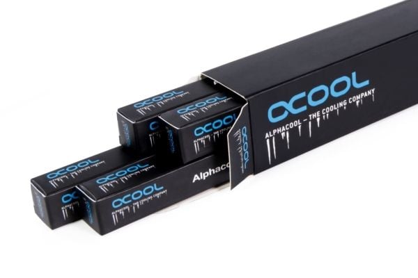 Alphacool 18657, Slangesett, Karbon, Sort, 1,3 cm, 80 cm, 47 g