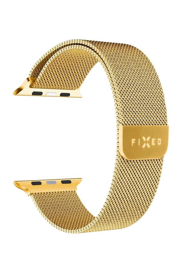 FIXED - Slinga för smart klocka - 42/44/45/46/49 mm - guld - för Apple Watch Hermès Series 12, SE 3, Series 10, Series 11, Series 12, Ultra 3, Ultra 4