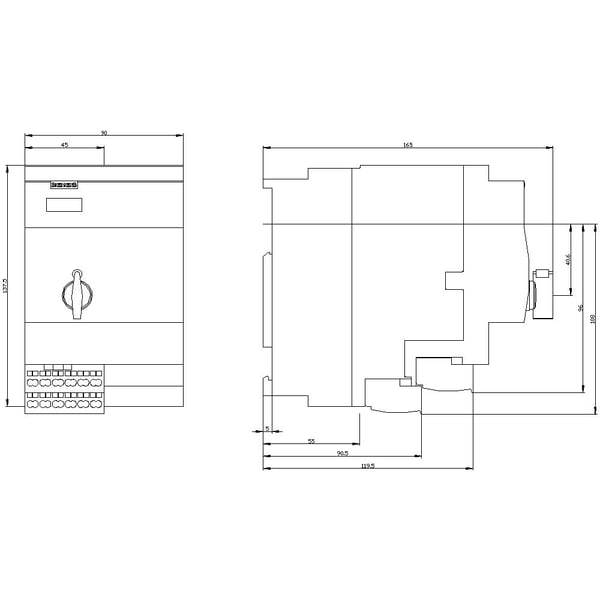 Siemens 3RA6250-2AB33, 191 mm, 183 mm, 228 mm, 109,5 mm, 2,48 kg, 1 styck