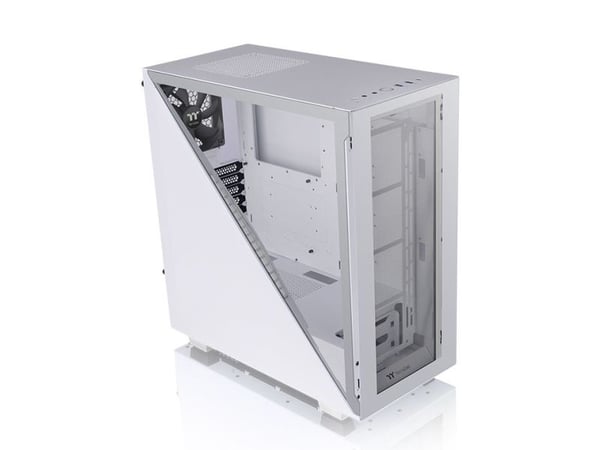 Thermaltake Divider 300 TG Snow - Tempered Glass Snow Edition - tower - ATX - sidepanel med vindu (herdet glass) - ingen strømforsyning (PS/2) - hv...