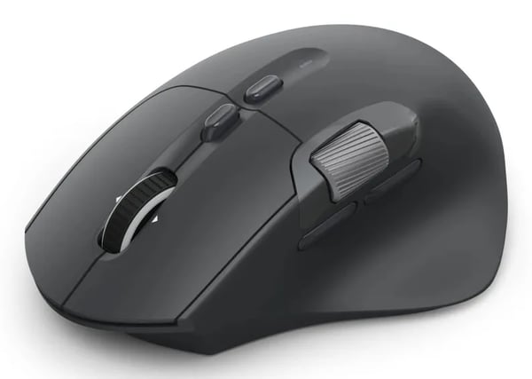 Hama WM-900, oikeakätinen, optinen, langaton RF + Bluetooth, 3200 dpi, musta