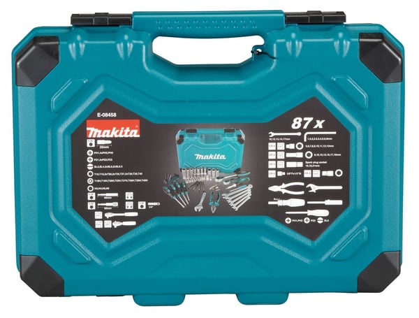 Makita E-08458 - Verktygskit - 87 delar - i fodral