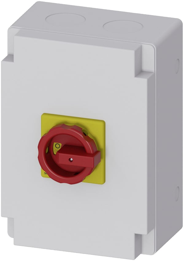 Lastbryterkontakt rød/gul 6-polet 35 mm² 63 A 1 x sluttkontakt, 1 x brytekontakt 690 V/AC Siemens 3LD25664VD53