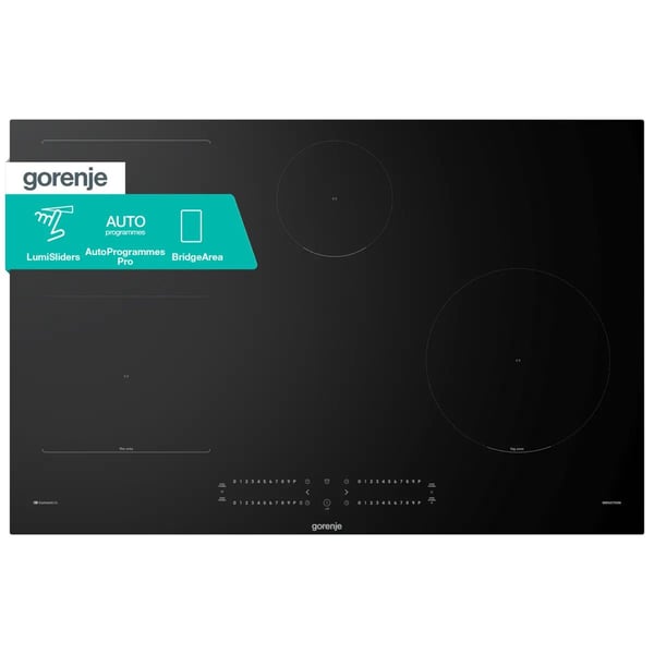 Gorenje G600 GI8432BSCWF induktionshäll 60 cm 4 zoner touchkontroll, svart