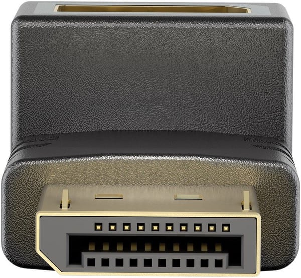 Goobay 77129, DisplayPort, DisplayPort, Hankjønn, Hunkjønn, Rett, Topp