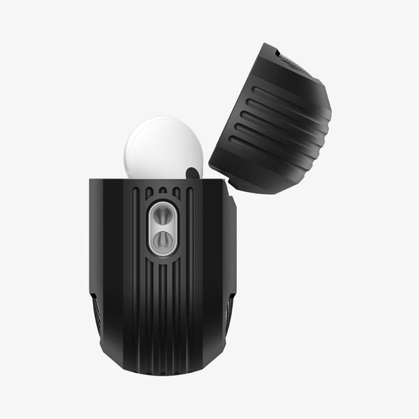Spigen Rugged Armor, laatikko, termoplastinen polyuretaani (TPU), musta