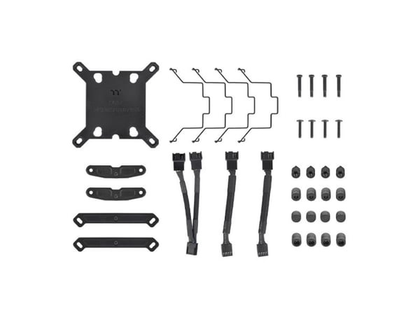 Thermaltake TOUGHAIR 710 - Prosessor luftkjøler - (for: LGA1156, LGA1155, LGA2011, LGA1150, LGA2011-3, LGA1151, AM4, LGA2066, LGA1200, LGA1700, AMC...
