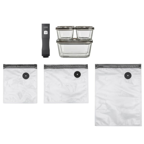 Caso Vacu OneTouch Eco-Set, musta 01169