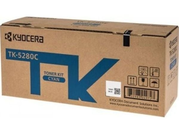 KYOCERA Toner TK-5280C 1T02TWCNL0 11000 Original blå KYOCERA Toner TK-5280C 1T02TWCNL0 11000 Original blå