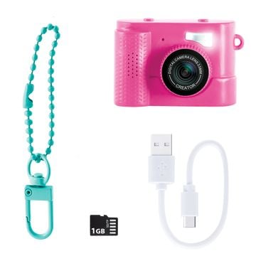Canal Toys Photo Creator CLK061, vaaleanpunainen, suodatin, MicroSD (TransFlash), 1 GB, LCD, 2,44 cm (0,96")