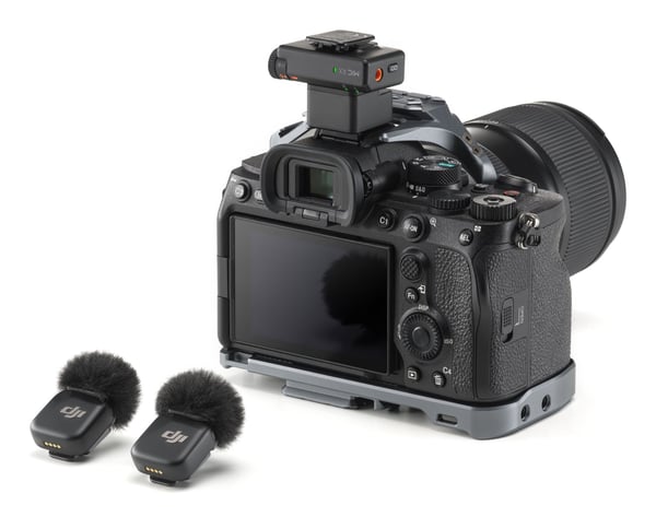 DJI 108899, Adapteri, DJI, Mic Mini, Mic 3, Musta, 27,5 mm, 24 mm