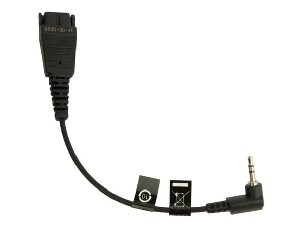 Jabra - Headset-kabel - mikrojack hane till Snabburkoppling hane