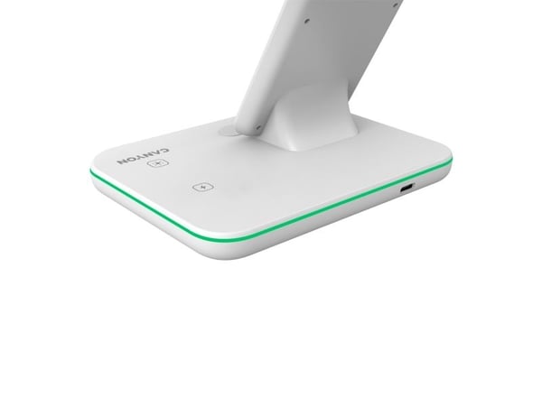 Canyon WS-303 - Trådlöst laddställ - 3-i-1 - 15 Watt - 2.7 A - Fast Charge - vit