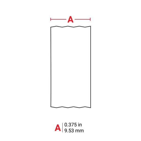 Brady B-499 - Nylontyg - matt - permanent akrylhäftning - svart på vitt - Rulle (0,95 cm x 4,9 m) 1 rulle (rullar) etiketter - för Brady BMP21, BMP...
